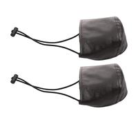 TEHAUX Lot de 2 Couvre-talons en Polyuréthane Marron pour Chaussures à Talons Hauts, Protège-talons Réglables pour Conduite, Coussinets de Talon Confortables et Résistants à L’usure,