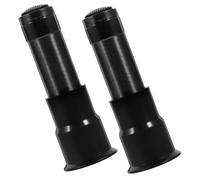 TEHAUX Lot de 2 Mire-œufs Portables pour Incubation Agricole, Lampe LED Noire Légère et Puissante, Testeur Œufs Poule Canard Oie, Équipement Mirage Œufs Professionnel pour Élevage