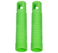 TEHAUX Lot de 2 Poignées de Balai en Plastique Vert pour Manche de Balai et Embout de Pelle à Poussière, Remplacement Pratique pour Nettoyage Domestique et Gain de Temps