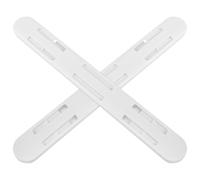 TEHAUX Lot de 2 Rails Coulissants Adhésifs pour Bac de Rangement, Glissières de Tiroir en Plastique Robustes, Coulisses de Tiroir sans Perçage, Accessoire de Quincaillerie D’armoire