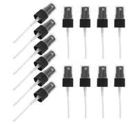 TEHAUX Lot de 20 Embouts de Rechange pour Vaporisateur de Parfum 18Mm Buses Noires en Plastique Accessoires pour Flacons Vaporisateurs Compatibles Huiles Essentielles et Parfums