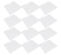 TEHAUX Lot de 20 Feuilles Attrape-Poils de Barbe Jetables en Plastique Transparent Protection d'Évier Pratique pour Récupération des Poils et Cheveux Après Rasage Accessoires Ménagers