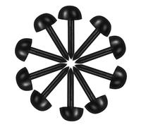 TEHAUX Lot de 200 Nez de Sécurité en Plastique pour Poupées Accessoires DIY Nez Triangulaire pour Bricolage Fournitures Artisanales pour Animaux en Peluche Projets de Couture