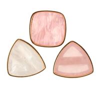 TEHAUX Lot de 3 Bagues pour Palettes de Nail Art en Résine Plateau de Mélange de Vernis Léger et Facile à Nettoyer Tailles 08/10/12 Outil Créatif pour Manucure et Accessoires