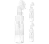 TEHAUX Lot de 3 Bouteilles Moussantes Vides de 150ml Brosse Unique en Pet, Facile à Transporter, Bureau Voyages