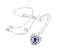 TEHAUX Lot de 3 Colliers Œil Bleu en Verre et Alliage, Accessoires de Mode Créatifs pour Femmes, Bijoux Délicats Attirant L'attention et Offrant une Expérience Esthétique