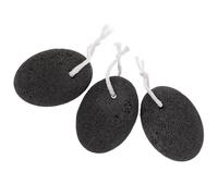 TEHAUX Lot de 3 Pierres Volcaniques Naturelles 10X7X4 CM pour Gommage des Pieds et Élimination des Peaux Mortes Râpe à Pieds pour Pédicure Maison Outil Polyvalent pour Talons Coudes