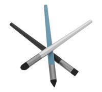 TEHAUX Lot de 3 Pinceaux Mousse pour Pastels à l'huile, Outil de Mélange pour Artistes, Têtes Biseautée et Ronde, pour Dessin et Esquisse