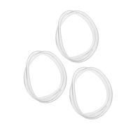 TEHAUX Lot de 3 Tuyaux PVC pour Machine à Laver Tuyau de Pressostat de d'Eau Anti-Reflux Transparent Compatible Laveuse et Aquarium 10Ma