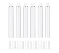 TEHAUX Lot De 30 Tubes De Peinture Pour Gouache Rechargeables En Aluminium Blancs