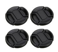 TEHAUX Lot de 4 Cache-objectifs universels 52 mm en Plastique Robuste, Protections d’Objectif Anti-poussière et Anti-Rayures pour Appareil Photo Reflex, Accessoire Indispensable pour la Photographie