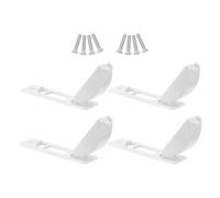 TEHAUX Lot de 4 Caches-interrupteurs à Bascule Blancs Vis, Plaques de Protection Murale pour Garçon et Filles, Protection Sécurisée pour Interrupteurs Muraux en Plastique, Chambre