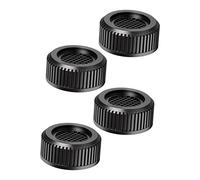 TEHAUX Lot De 4 Supports Pour Machine à Laver Antidérapants Absorbant Vibrations Et Réduisant Le Bruit, Base Surélevée Stable Pour Appareils Électroménagers, Pour Machine à Laver En Intér