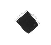 TEHAUX Lot De 4 Tapis De Chantier Antidérapants Pour Échasses Semelles De Rechange Pour Échasses Idéales Pour Les Travaux Électriques Et Les Cloisons Sèches Accessoires Noirs