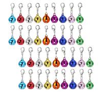 TEHAUX Lot de 45 Set de Set de Clochettes pour Collier D'animaux en Cuivre Électroplacé, Design Élégant, pour Bricolage et Amélioration Visibilité des Chiens et Chats