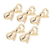 TEHAUX Lot de 5 Boucles Décoratives Double Œil pour Paquet Soi-Même Accessoires Créatifs de Fabrication de Paquet à Main Fournitures pour Personnalisation de Valises