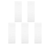 TEHAUX Lot de 5 Pochettes Transparentes en PVC Trous Étanches et Légères pour Rangement de Marque-Pages et Cartes Photo Fête et Usage Scolaire