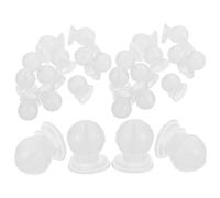 TEHAUX Lot De 50 Bouchons D'Oreilles En Silicone Pour Remplacement De Boucles D'Oreilles Percées Accessoires De Verrouillage