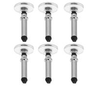 TEHAUX Lot de 6 Pointes de Stylet en Silicone pour Écran Capacitif, Embouts de Rechange pour Stylet Tablette et Smartphone, Pointe de Crayon Précise pour Dessin et Navigation Tactile