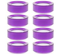 TEHAUX Lot de 8 Humidificateurs D'éponge Ronds pour Doigts, Couleurs Aléatoires, Accessoire de Bureau pour Comptage Rapide D'argenté, Pratique et Sûr pour Trésoriers et Couleur Aléatoire