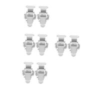 TEHAUX Lot De 8 Loquets À Ressort Pour Coffre À Outils Loquets À Bascule Pour Boîte À Outils Loquets De Boîte À Outils Loquets À Loquet Fermoir À Boucle Loquet De Boîte À Outils