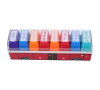 TEHAUX Lot de 8 Set de Set de Tampons de Notation pour Enseignants en Plastique Phrases Encourageantes, Design Ludique et Facile à Transporter pour Évaluation des Devoirs en Classe