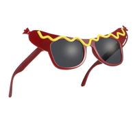TEHAUX Lunettes De Hot-Dog Amusantes Lunettes De Maquillage Décoratives Pour Adultes Accessoires De Costume De Fête Masquée Multicolores 7 08 X 2 75 X 1 18 Pouces