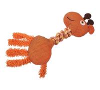 TEHAUX Mâcher pour Chien en Corde Nouée, Sonore, Coton | Divertissement Solide, Résistance à L’usure, pour Jeu Actif Animaux, Peluche Pp Coton, Forme D’animal