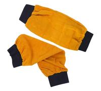TEHAUX Manchettes de Protection Cuir pour Bras Résistantes Chaleur et Antibrûlure Manches de Soudure Épaisses Unisexes Adaptées Aux Travaux Industriels
