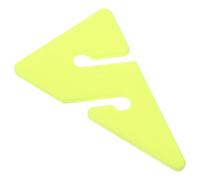 TEHAUX Marqueur D'orientation de Plongée Triangulaire Jaune en Abs, Outil Unique pour Guidage Précis et Marquage Polyvalent des Sites de Plongée Souterraine