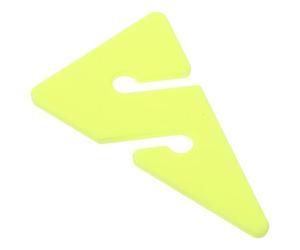 TEHAUX Marqueur D'orientation de Plongée Triangulaire Jaune en Abs, Outil Unique pour Guidage Précis et Marquage Polyvalent des Sites de Plongée Souterraine