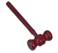 TEHAUX Marteau de Juge Bois Naturel Éducatif pour Garçon et Fille Accessoire de Jeu de Rôle Avocat Outil Apprentissage Judiciaire Stimulation Créativité et Imagination