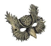 TEHAUX Masque D'oiseau Halloween en Pu, Léger et Respirant, Ajustable | Visibilité, Style Mystérieux et Unique, Accessoire de Fête pour Carnaval, Cosplay, Avril