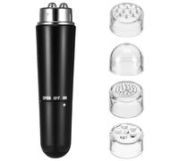 TEHAUX Masseur Visage et Cou Électrique Placage Électrolytique Outil de Sculpture du Visage et Hydratation des Yeux Dispositif de Nettoyage en Profondeur pour Soins Domicile Noir