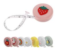 TEHAUX Mètre Ruban Corps en Plastique Souple, Portable et Flexible, pour Couture et Loisirs Créatifs, Pack de 8 Pièces Motifs Cartoon Amusants