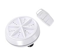 TEHAUX Mini Machine à Laver Portable pour Vêtements Vibration Cavitation Compacte pour Dortoir Appartement Voyage et Camping