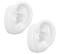 TEHAUX Modèle Oreille Silicone Réaliste pour Affichage Bijoux et Pratique Acupuncture Moule Souple à Usage Pédagogique et Présentoir Boucles Oreilles Simulation Humaine pour Formation et