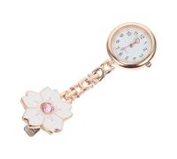 TEHAUX Montre de Poche Médicale à Clip, Montre Fleurie pour Infirmières et Aides-Soignantes en Service Hospitalier