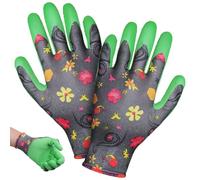 TEHAUX Moufles de Jardinage en Latex pour Hommes, Ouverture Élastique | Confortable et Sûr, Usage Souple pour Jardinage et Tâches Ménagères, Feuilles et Pots de Fleurs