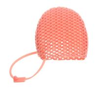 TEHAUX Moufles Exfoliant de Bain en Plastique Rose, pour Peau du Corps | Micro-bosses Convexes, Usage Humide ou Sec, Ajustement Souple, pour Genoux et Soins Après