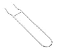 TEHAUX Niveleurs de Gril en Acier Inoxydable Argenté, Kit Portable Expérience de Barbecue Plus Sûre, Outil Pratique pour Grille de Cuisson Extérieure