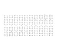 TEHAUX Nuancier de Manucure Pratique 240 Pièces en Plastique Ruban Adhésif Double Face, Facile à Utiliser pour Salons de Manucure et Écoles D'ongles