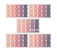 TEHAUX Onglets D’index Biblique en Papier, Lot de 5 Feuilles, Autocollants Décoratifs à Usage Biblique pour Femmes, Repères Pratiques pour Étude et Lecture Bible, Accessoires D’indexage