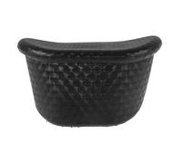 TEHAUX Oreiller Cervical Plat Noir pour Shampoing en Pvc Résistant et Imperméable, Coussin Polyvalent pour Salon de Beauté Résistance la Déformation