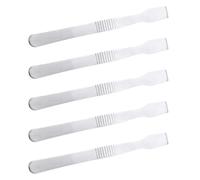 TEHAUX Outil de Réparation Téléphone Portable Grattoir INOX 5 Pièces Kit Démontage CPU Carte Mère Multifonction pour Entretien Électronique Tablette Ordinateur Portable