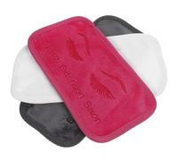 TEHAUX Outils pour Extensions de Cils 3pcs Coussinets Frontaux pour Soutien des Cils en Tissu, Forme Ergonomique, Pratique pour Salon de Beauté et Maison