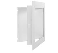 TEHAUX Panneau D'accès Mural Robuste et Amovible en Alliage D'aluminium Blanc pour Cloison Sèche et Décoration D'ambiance Estivale des Intérieurs