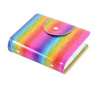 TEHAUX Paquet pour Plaques de Stamping Ongles en Pu 20 Emplacements, Rangement Compact et Élégant pour Nail Art Stickers et Templates D'impression