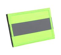 TEHAUX Patch Réfléchissant Autocollant Vert pour Vêtements et Sacs à Dos Sécurité Nocturne Bande Haute Visibilité Fixation pour Gilets Casques et Accessoires Extérieurs