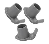 TEHAUX Patins de Ski Antidérapants Accessoires Confortables en Plastique Lot de 3 pour Déambulateurs et pour Seniors Adaptés la Glace